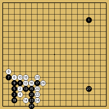 棋譜解説図（数字、記号入り）