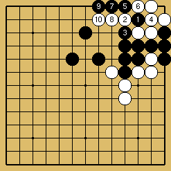 棋譜解説図（数字、記号入り）