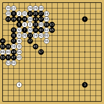 棋譜解説図（数字、記号入り）