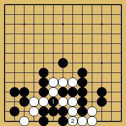 棋譜解説図（数字、記号入り）