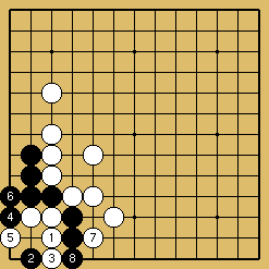 棋譜解説図（数字、記号入り）