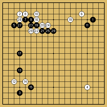 棋譜解説図（数字、記号入り）