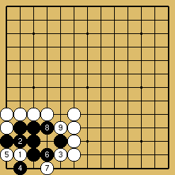 棋譜解説図（数字、記号入り）