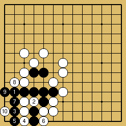 棋譜解説図（数字、記号入り）