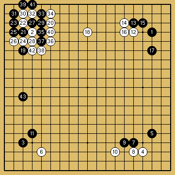 棋譜解説図（数字、記号入り）