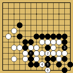 棋譜解説図（数字、記号入り）