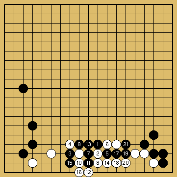 棋譜解説図（数字、記号入り）