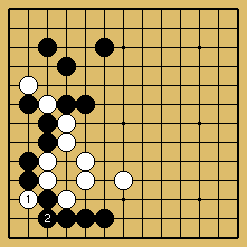 棋譜解説図（数字、記号入り）