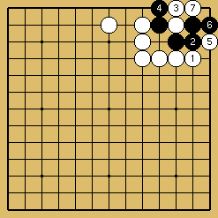 棋譜解説図（数字、記号入り）