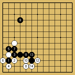 棋譜解説図（数字、記号入り）