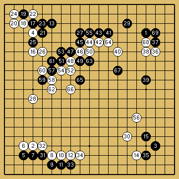 棋譜解説図（数字、記号入り）