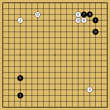 棋譜解説図（数字、記号入り）