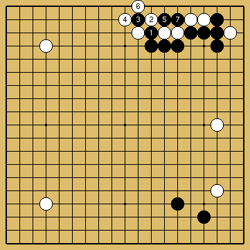 棋譜解説図（数字、記号入り）