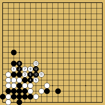 棋譜解説図（数字、記号入り）