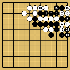 棋譜解説図（数字、記号入り）