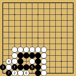 棋譜解説図（数字、記号入り）