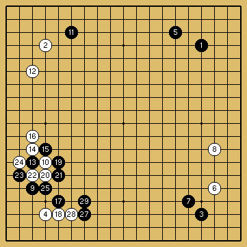 棋譜解説図（数字、記号入り）