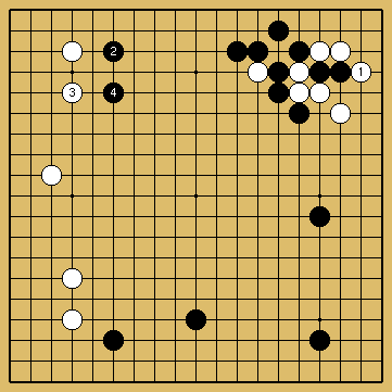 棋譜解説図（数字、記号入り）