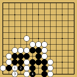 棋譜解説図（数字、記号入り）