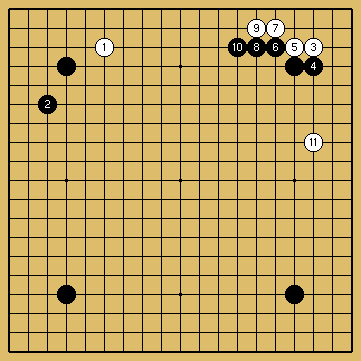 棋譜解説図（数字、記号入り）