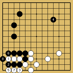 棋譜解説図（数字、記号入り）