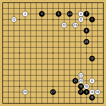 棋譜解説図（数字、記号入り）