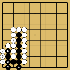 棋譜解説図（数字、記号入り）