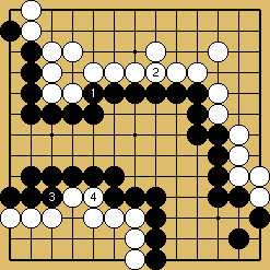棋譜解説図（数字、記号入り）