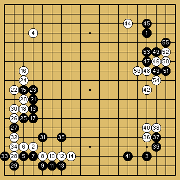 棋譜解説図（数字、記号入り）