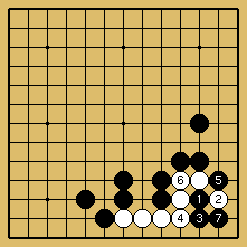 棋譜解説図（数字、記号入り）