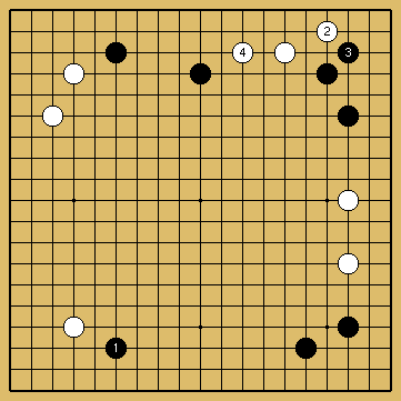 棋譜解説図（数字、記号入り）