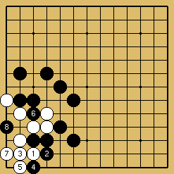 棋譜解説図（数字、記号入り）