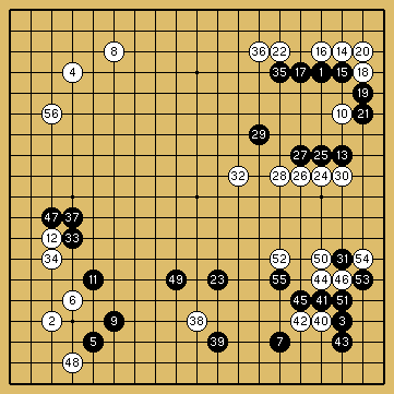 棋譜解説図（数字、記号入り）