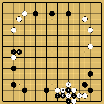 棋譜解説図(数字、記号入り) 棋譜解説図(数字、記号入り)