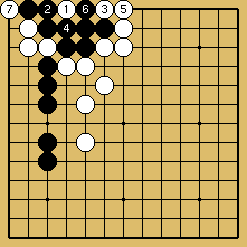 棋譜解説図（数字、記号入り）