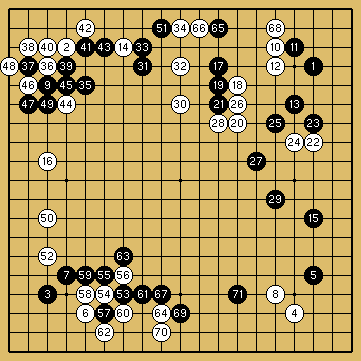 棋譜解説図（数字、記号入り）