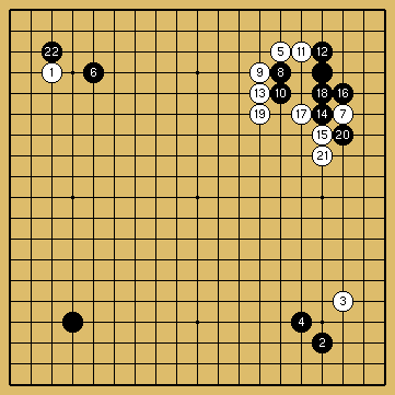 棋譜解説図（数字、記号入り）