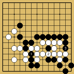 棋譜解説図（数字、記号入り）