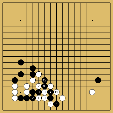 棋譜解説図（数字、記号入り）