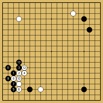 棋譜解説図（数字、記号入り）