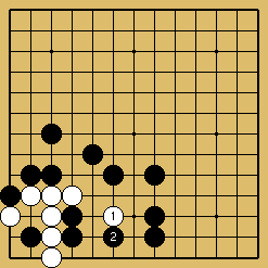 棋譜解説図（数字、記号入り）