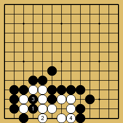 棋譜解説図（数字、記号入り）