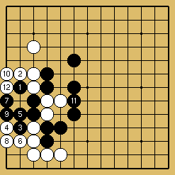 棋譜解説図（数字、記号入り）