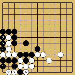 棋譜解説図（数字、記号入り）