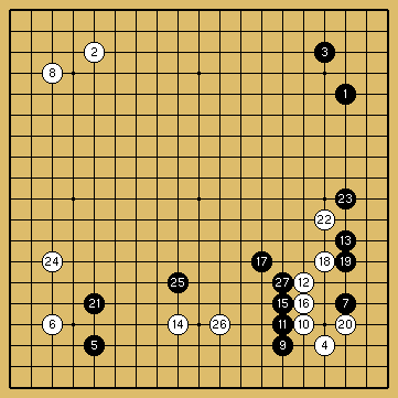 棋譜解説図（数字、記号入り）