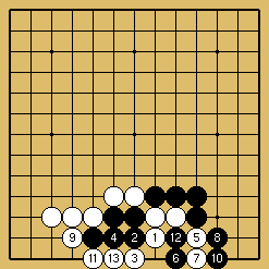 棋譜解説図（数字、記号入り）