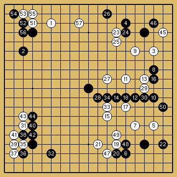 棋譜解説図（数字、記号入り）