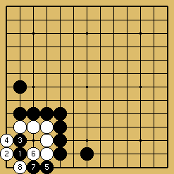 棋譜解説図（数字、記号入り）