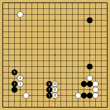 棋譜解説図（数字、記号入り）