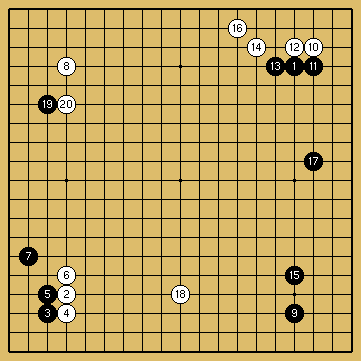 棋譜解説図（数字、記号入り）